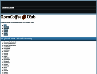 opencoffee.ning.com screenshot