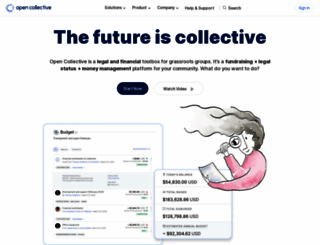 opencollective.com screenshot