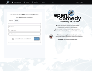 opencomedy.com screenshot