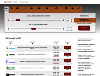 opencredit.lv screenshot