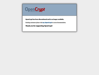 opencrypt.com screenshot