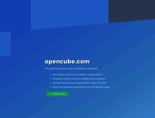 opencube.com screenshot