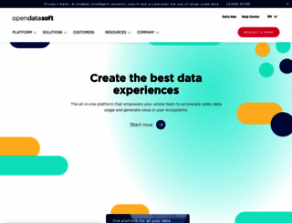 opendatasoft.com screenshot