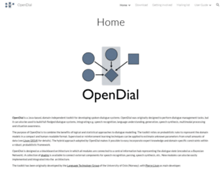 opendial-toolkit.net screenshot