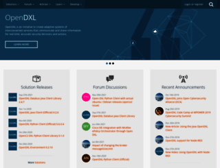 opendxl.com screenshot