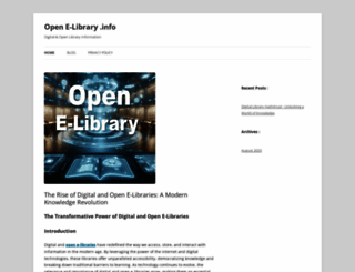 openelibrary.info screenshot