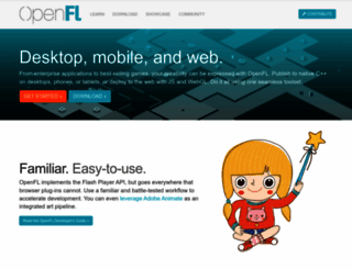 openfl.org screenshot