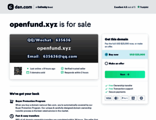 openfund.xyz screenshot
