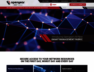 opengear.com screenshot