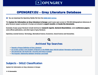 opengrey.eu screenshot