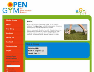 opengym.co.uk screenshot