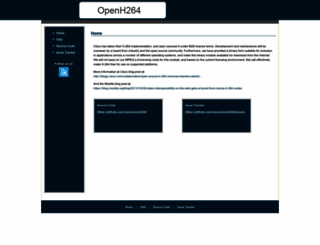 openh264.org screenshot