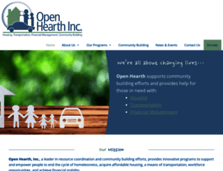 openhearthinc.org screenshot