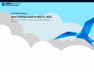 openhosting.com screenshot