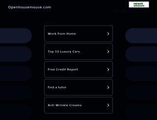 openhousemouse.com screenshot