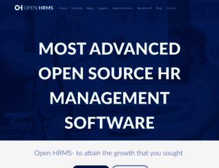 openhrms.com screenshot