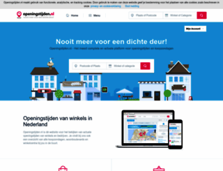 openingstijden.nl screenshot