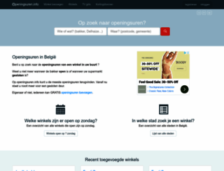 openingsuren.info screenshot