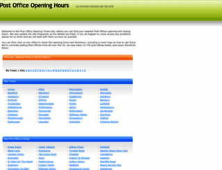 openingtimes24.co.uk screenshot