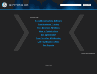 openlivelinks.com screenshot