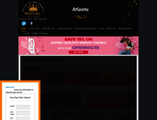 openmicatlanta.com screenshot