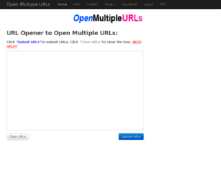 openmultipleurls.com screenshot