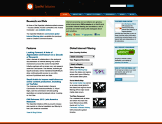 opennet.net screenshot