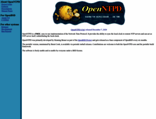 openntpd.org screenshot