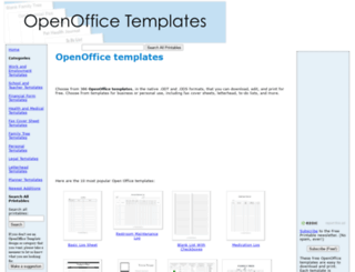 openofficetemplates.com screenshot