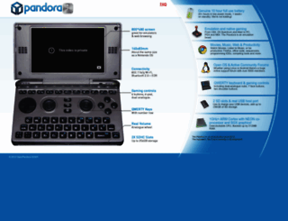 openpandora.org screenshot
