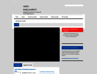 openparliament.pk screenshot