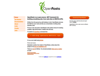 openrasta.org screenshot