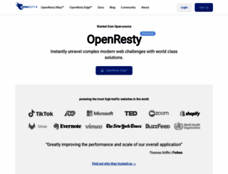 openresty.com.cn screenshot