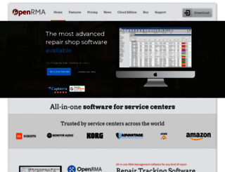 openrma.com screenshot