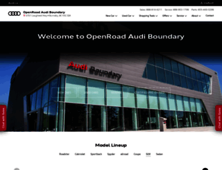 openroadaudi.com screenshot