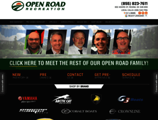 openroadrecreation.com screenshot