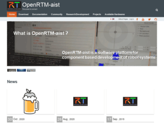 openrtm.org screenshot