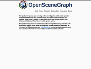 openscenegraph.com screenshot