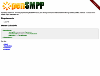 opensmpp.org screenshot