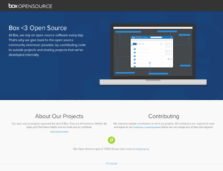 opensource.box.com screenshot