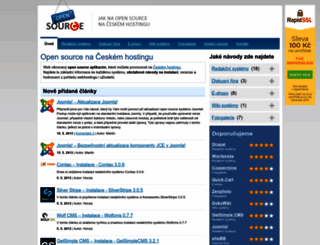 opensource.cesky-hosting.cz screenshot