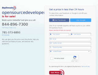 opensourcedevelopers.net screenshot