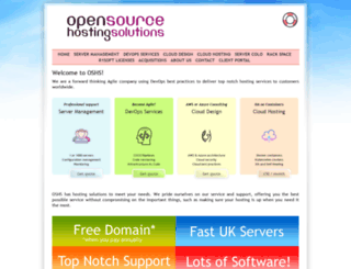 opensourcehostingsolutions.co.uk screenshot