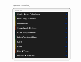 opensourcesoft.org screenshot