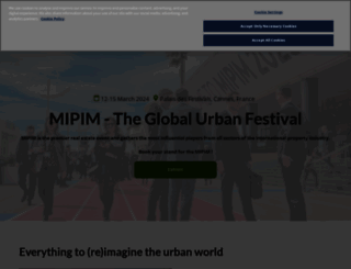 openstage.mipim.com screenshot