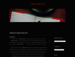 openstech.wordpress.com screenshot