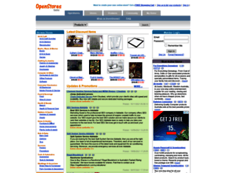 openstores.com.au screenshot