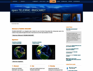 opentelemac.com screenshot