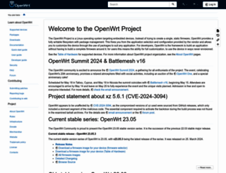 openwrt.org screenshot
