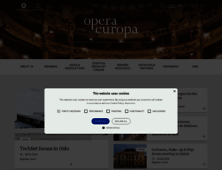 opera-europa.org screenshot